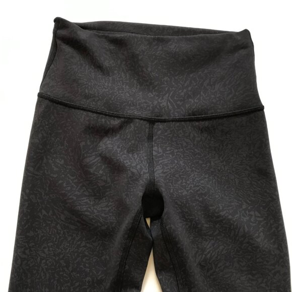 Lululemon InStill High Rise Tight Leggings Womens 4 Black Granite 25" Inseam Run - Picture 3 of 12